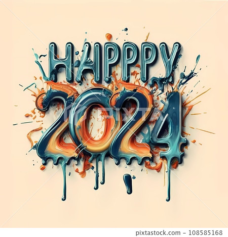 Innovative New Year Typography Design for 2024: A Creative Approach Innovative New Year Typography Design for 2024: A Creative Approach 108585168
