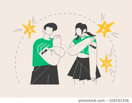 Vaccination of preteens and teens abstract concept vector illustration. 108585206