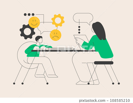 Social-emotional development abstract concept vector illustration. 108585210