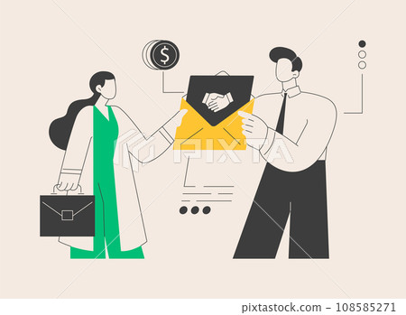 Job offer abstract concept vector illustration. 108585271