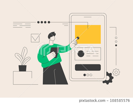 Experience design abstract concept vector illustration. 108585576