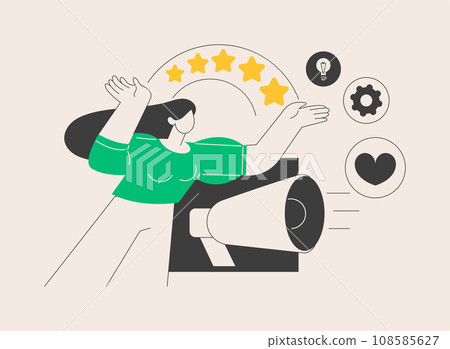Brand persona abstract concept vector illustration. 108585627