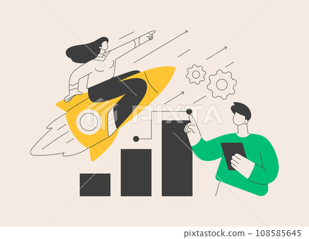 Reputation management abstract concept vector illustration. 108585645