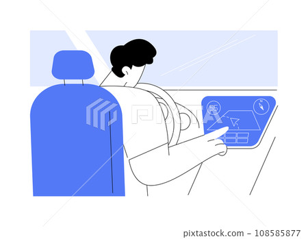 Route information abstract concept vector illustration. Route information abstract concept vector illustration. 108585877