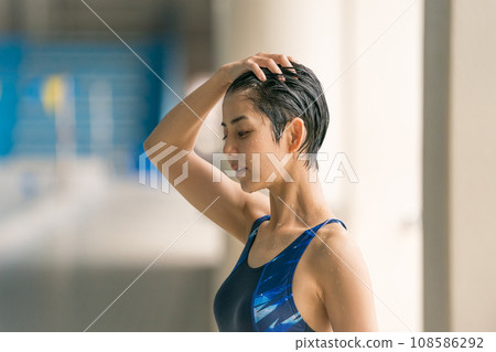 swimmer swimmer 108586292