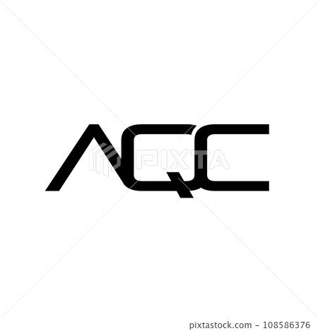 AQC creative initials letter logo concept design 108586376