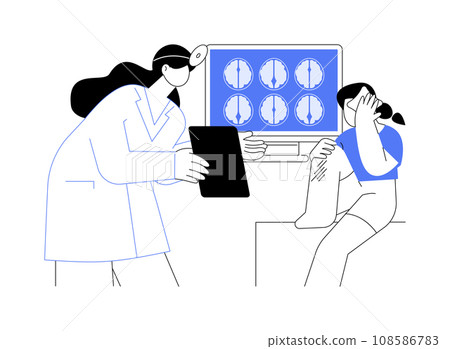 Pediatric trauma abstract concept vector illustration. Pediatric trauma abstract concept vector illustration. 108586783