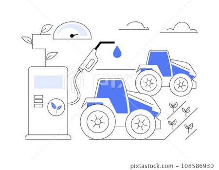 Biofuel abstract concept vector illustration. Biofuel abstract concept vector illustration. 108586930