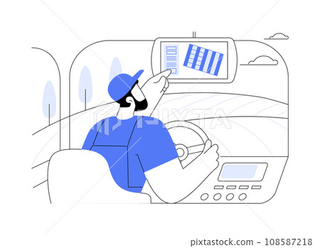 GPS based plant mapping isolated cartoon vector illustrations. GPS based plant mapping isolated cartoon vector illustrations. 108587218