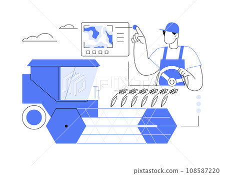 Yield monitoring isolated cartoon vector illustrations. Yield monitoring isolated cartoon vector illustrations. 108587220