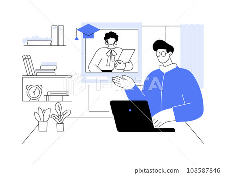 Business negotiations isolated cartoon vector illustrations. Business negotiations isolated cartoon vector illustrations. 108587846