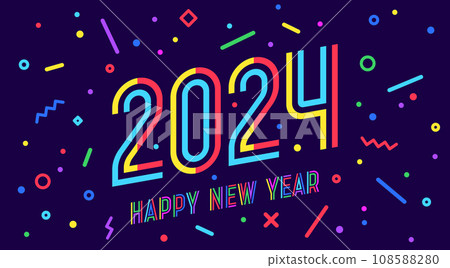 2024. Happy New Year 108588280