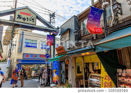 Yanaka Ginza (shopping street) located in Yanaka, Taito Ward, Tokyo Yanaka Ginza (shopping street) located in Yanaka, Taito Ward, Tokyo 108588560