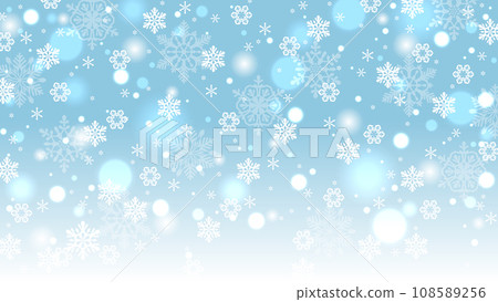 Snowy background, 16:9 size 108589256