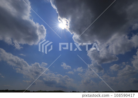 藍天和白色雲彩 藍天和白色雲彩 108590417