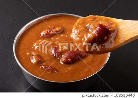 Raj mamasala (green bean curry) Raj mamasala (green bean curry) 108590440