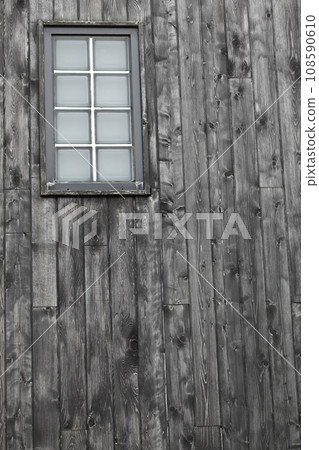 Wooden walls and bright windows Wooden walls and bright windows 108590610