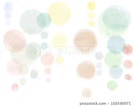 Colorful series of dots Colorful series of dots 108590971