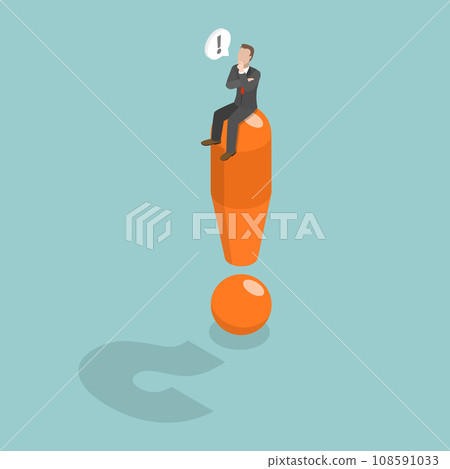 3D Isometric Flat Vector Illustration of Hidden Reason 3D Isometric Flat Vector Illustration of Hidden Reason 108591033