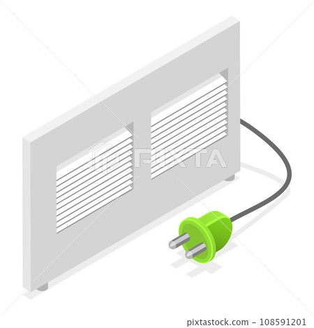 3D Isometric Flat Vector Illustration of HVACS Systems. Item 3 3D Isometric Flat Vector Illustration of HVACS Systems. Item 3 108591201