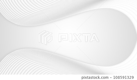 White abstract curved lines textured background White abstract curved lines textured background 108591329