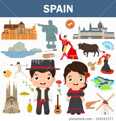 Set of United Kingdom famous landmarks Set of United Kingdom famous landmarks 108591577