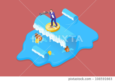 3D Isometric Flat Vector Illustration of Problem Solving Management 3D Isometric Flat Vector Illustration of Problem Solving Management 108591663