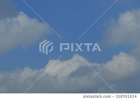 White clouds floating in the blue sky White clouds floating in the blue sky 108591814