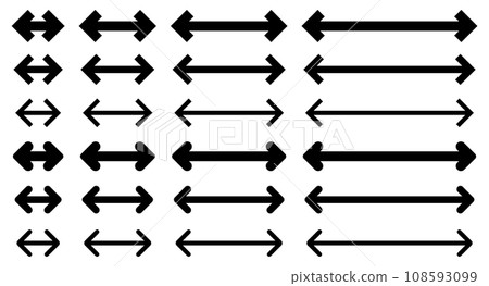 單色雙頭箭頭、雙面箭頭、雙頭箭頭、雙向箭頭、雙頭箭頭的向量圖解集 單色雙頭箭頭、雙面箭頭、雙頭箭頭、雙向箭頭、雙頭箭頭的向量圖解集 108593099