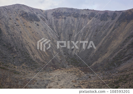 Azuma Fuji's crater Azuma Fuji's crater 108593201