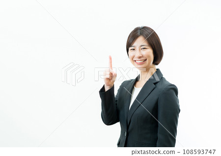 穿西裝的女人，穿西裝的商人指點，穿西裝的辦公室女士 108593747