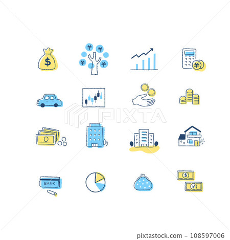 貨幣/投資/資產管理相關圖示集 貨幣/投資/資產管理相關圖示集 108597006