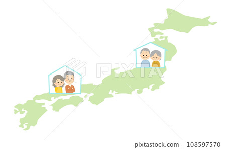 一對老夫婦擔心住在鄉下的年邁父母 108597570