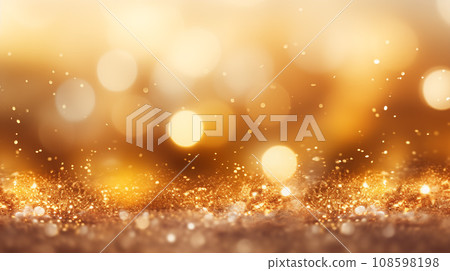 Golden background by generative ai 108598198