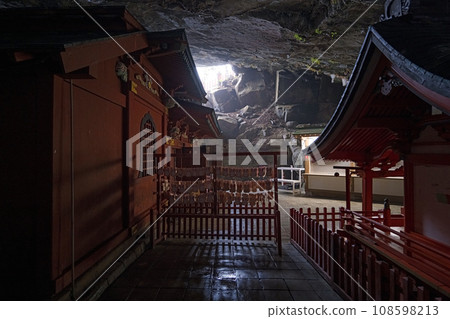 Miyazaki Udo Shrine Scenery inside the rock cave Miyazaki Udo Shrine Scenery inside the rock cave 108598213