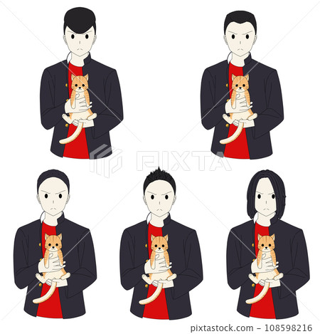 抱著貓的不良少年 108598216