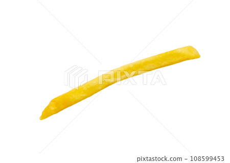 French fries isolated on white background French fries isolated on white background 108599453