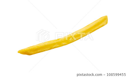 French fries isolated on white background French fries isolated on white background 108599455