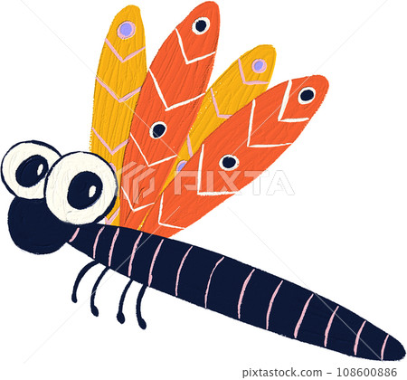 Dragonfly animal element 108600886