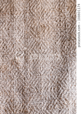 Background of old bag with texture of knitted thread Background of old bag with texture of knitted thread 108601174