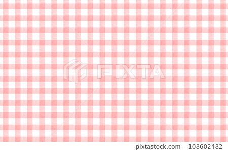 Hand-drawn style red plaid background material 108602482