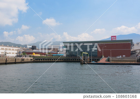 Yamato Museum and Whale Museum from the sea Yamato Museum and Whale Museum from the sea 108603168