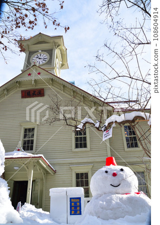 Winter Sapporo Clock Tower 108604914