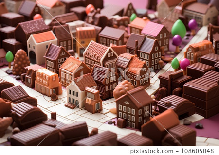 巧克力城市景觀-1 巧克力城市景觀-1 108605048