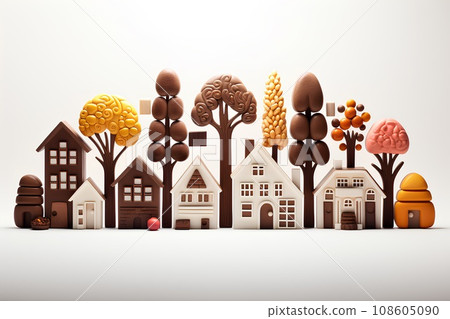 Chocolate cityscape-2 108605090