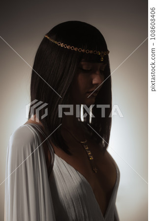 Mystery of Queen Cleopatra Fashion Beauty Female Portrait Mystery of Queen Cleopatra Fashion Beauty Female Portrait 108608406