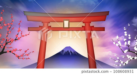 與鳥居的風景 與鳥居的風景 108608931