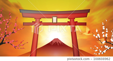 與鳥居的風景 與鳥居的風景 108608962