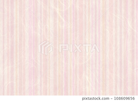 Japanese paper Unryu paper striped pink Japanese paper Unryu paper striped pink 108609656