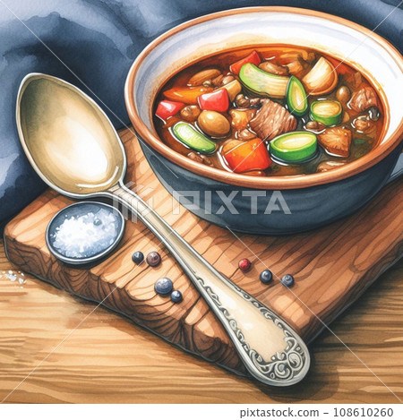 湯裡有很多蔬菜 108610260